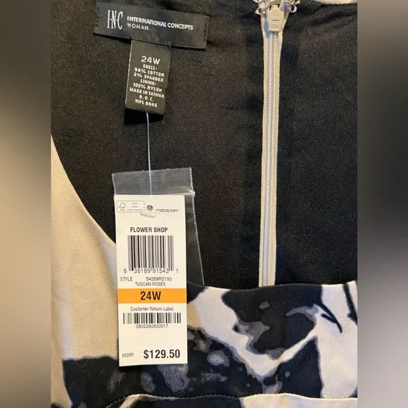 NWT INC Tuscan rose dress from Macys - Picture 3 of 4